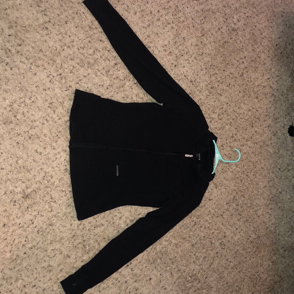 Black long sleeve sweatshirt
